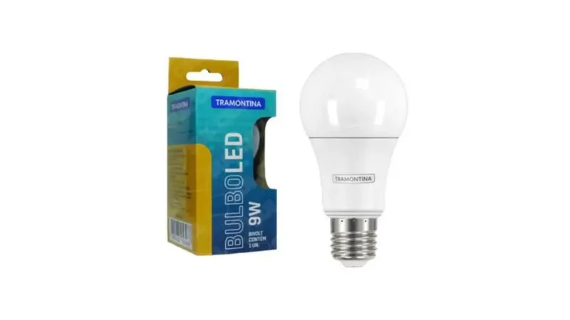 LAMPADA BULBO LED 9W 3000K TRAMONTINA